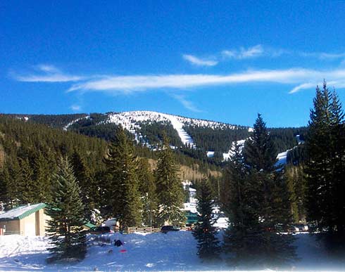 Santa Fe Ski Resort Slope.